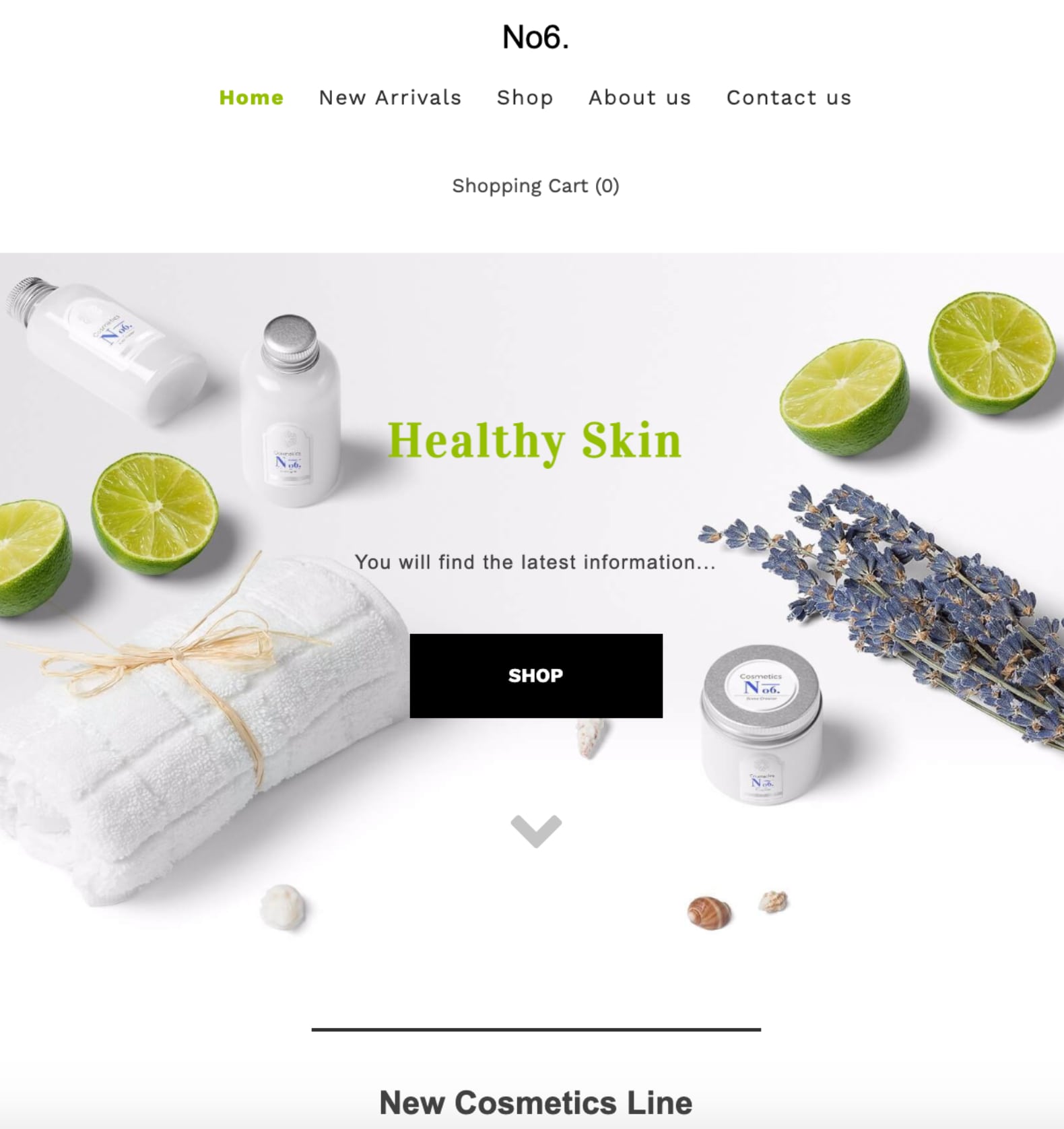 Example of an effective eCommerce landing page design